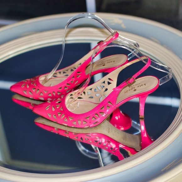 Kate Spade Jacey Cutout Kitten-Heel Slingback - Picture 7 of 8